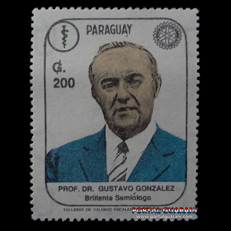 MÉDICOS DEL PARAGUAY - SELLO POSTAL PARAGUAYO AÑO 1991